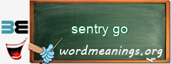 WordMeaning blackboard for sentry go